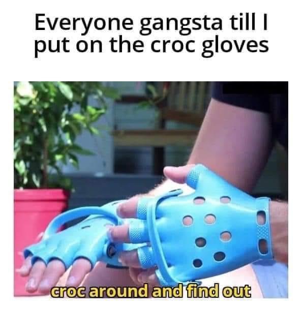30 Backlogged Memes That Deserve Your Attention 2 croc gloves
