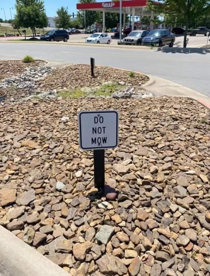 do not mow