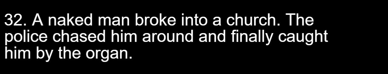 35 Dirty Jokes For The Naughty Souls 32 32 - Broke into church - dirty jokes
