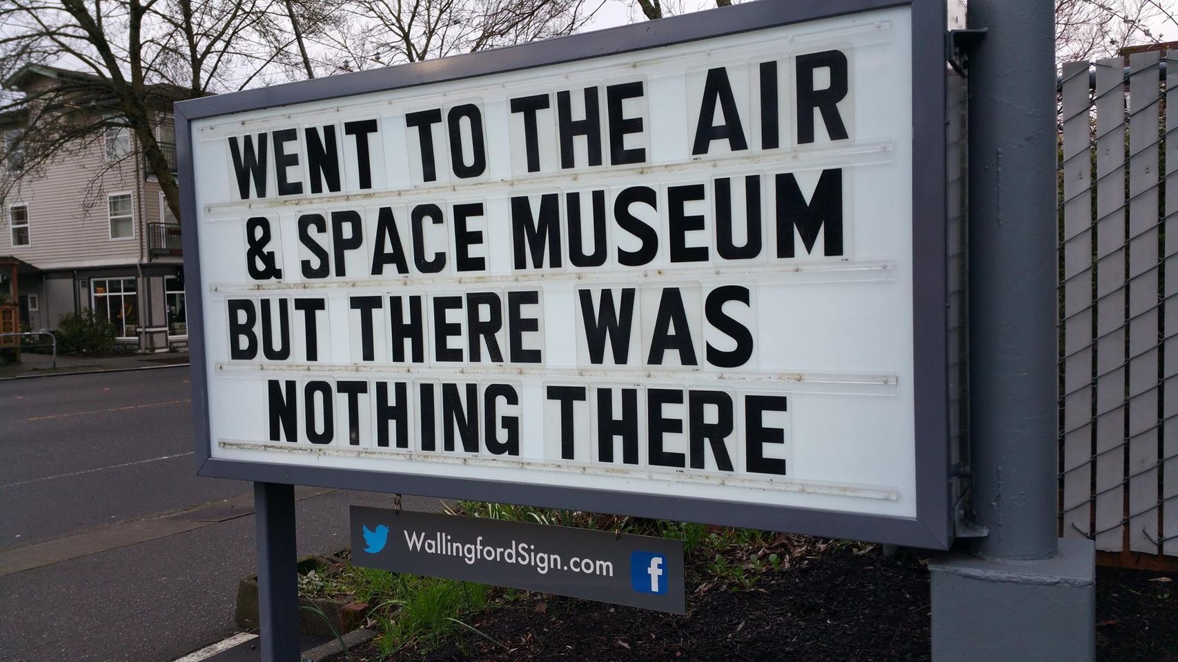 55 Iconic Seattle Gas Station's Signboard With Witty Messages & Funny Slogans 2 Air and space museum - Seattle Gas Station Signboards