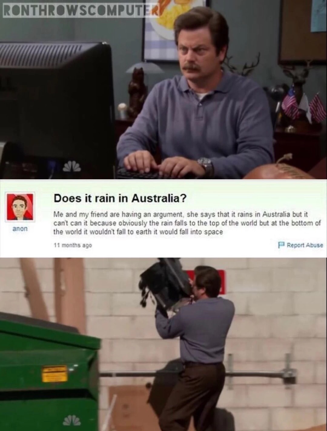 30 Stupid Memes That Deserve An Eye Roll 3 Does it rain in australia - stupid memes