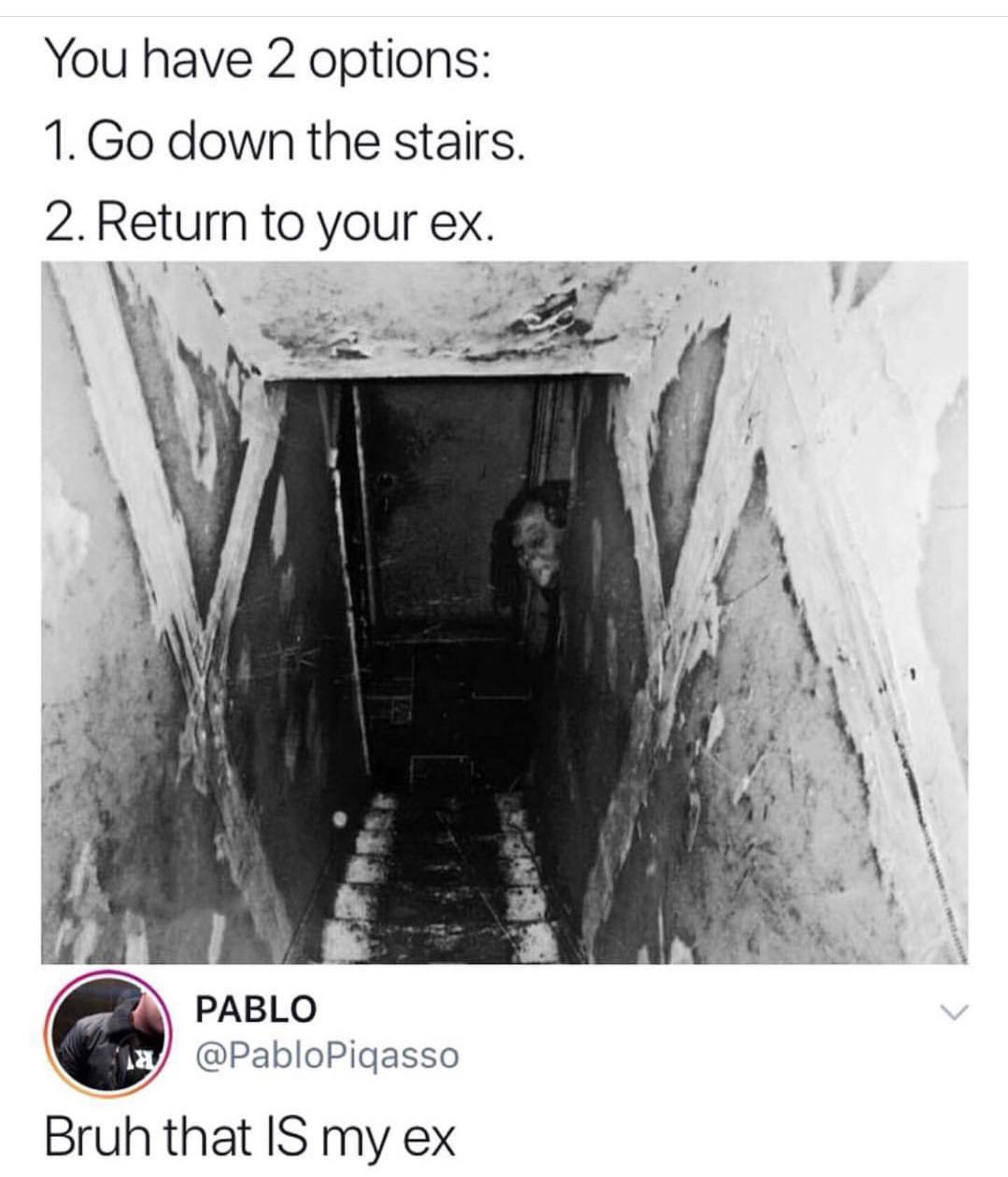 30 Stupid Memes That Deserve An Eye Roll 6 Go down stairs - stupid memes