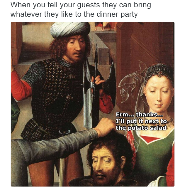 35 Medieval Memes That Will Have You Falling Off Your Horse With Laughter 10 Guest can bring whatever they like - Medieval Memes