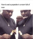 eating popsicle meme
