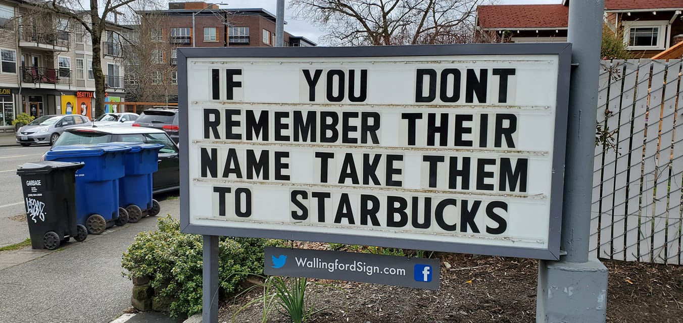 55 Iconic Seattle Gas Station's Signboard With Witty Messages & Funny Slogans 26 If you dont remember their name - Seattle Gas Station Signboards