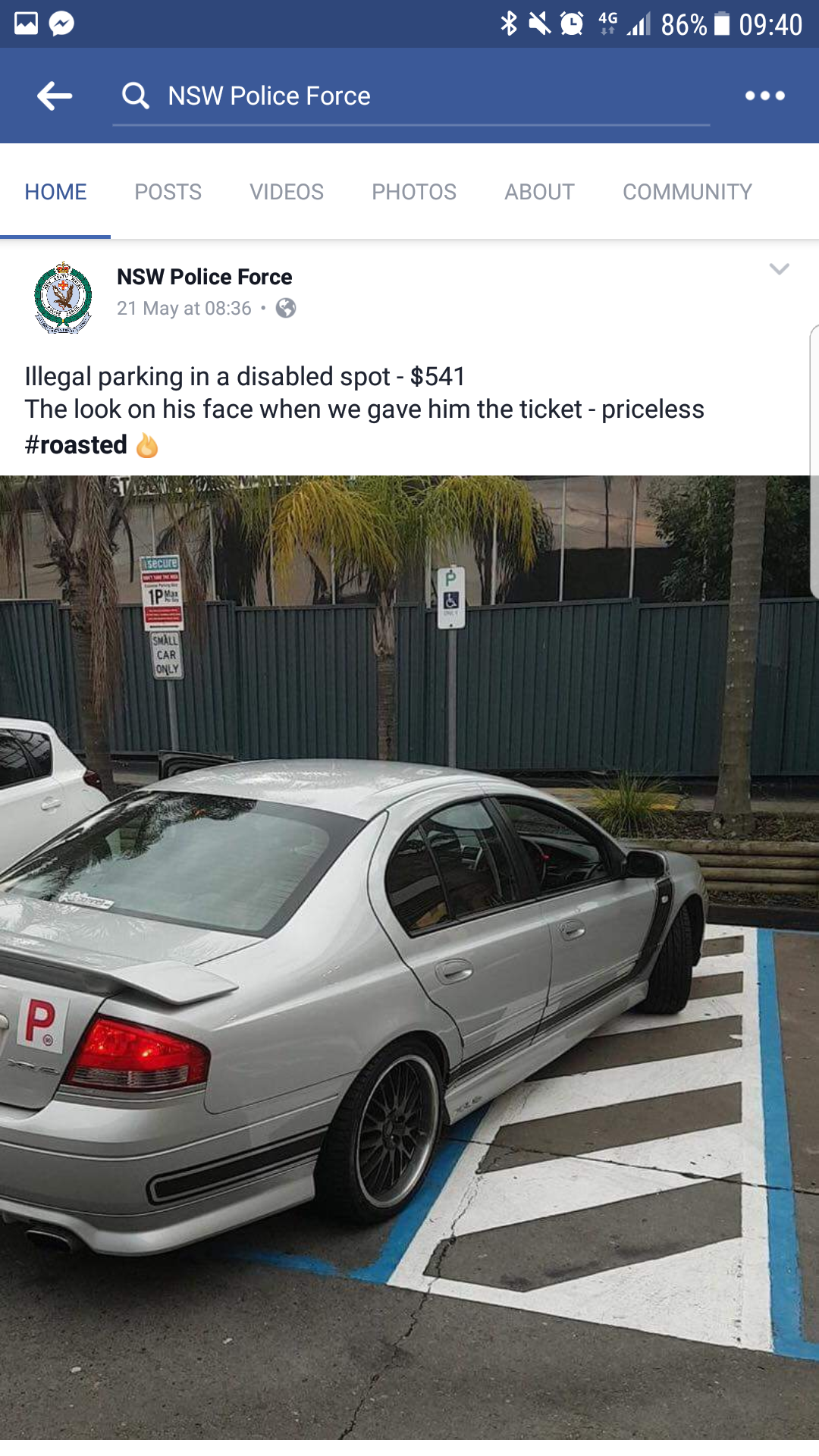 20 Hilarious NSW Police Posts: When Law Enforcement Meets Stand-Up Comedy 6 Illegal parking