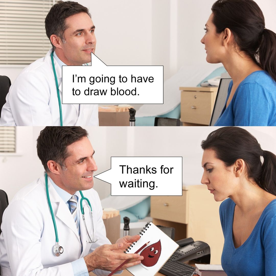 45 Knee-Slapping Puns From Punhub That Are Funny & Silly 19 Im going to have to draw blood - puns