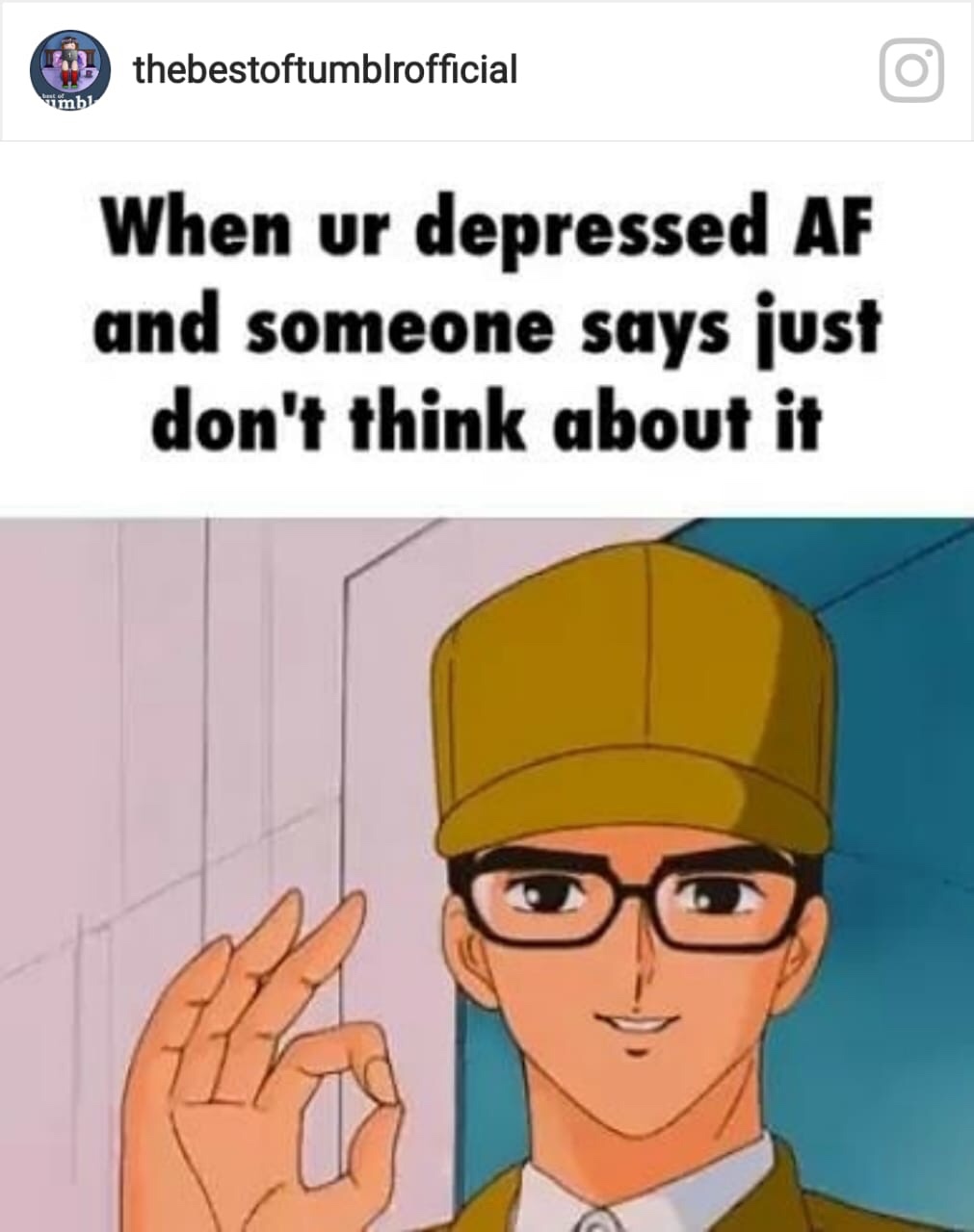 25 Mental Health Memes That Nail The Struggles We All Face 8 Just dont think about it - Mental Health Memes