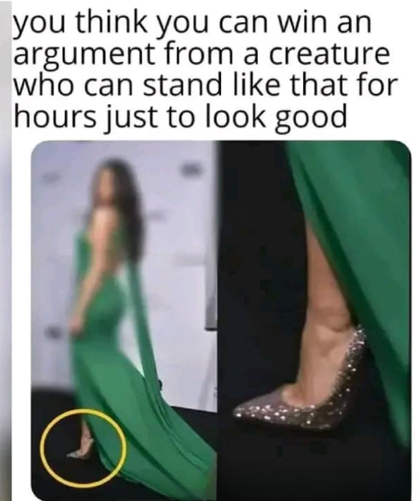 No Chance! 1 high heels memes