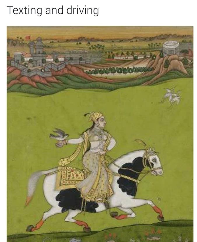 35 Medieval Memes That Will Have You Falling Off Your Horse With Laughter 16 Texting and driving - Medieval Memes
