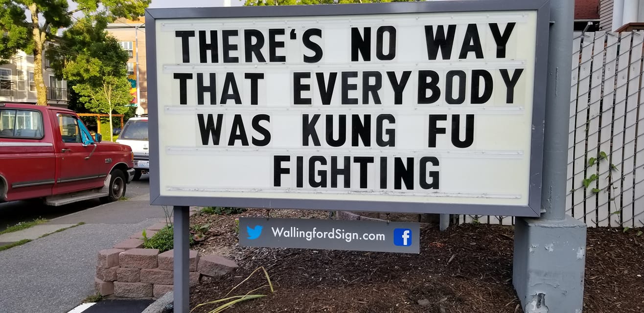 55 Iconic Seattle Gas Station's Signboard With Witty Messages & Funny Slogans 39 Theres no way - Seattle Gas Station Signboards
