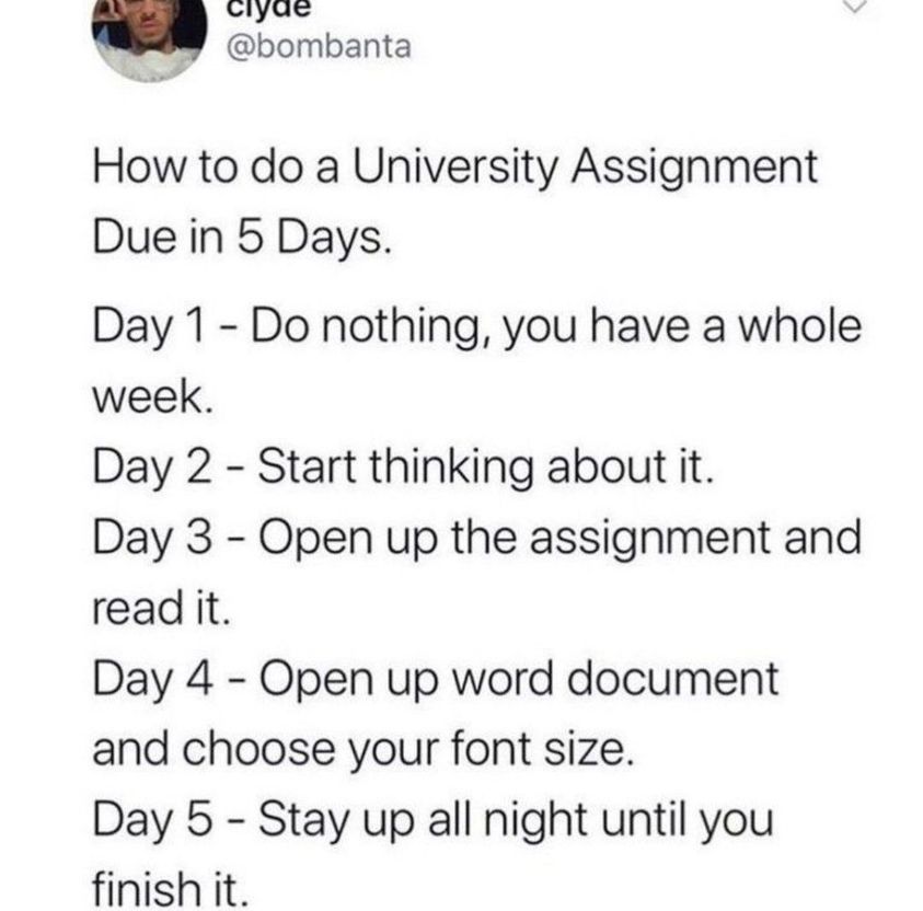 55 Relatable Memes That Perfectly Capture The Coffee-Addicted Student Life 36 University Assignment Due