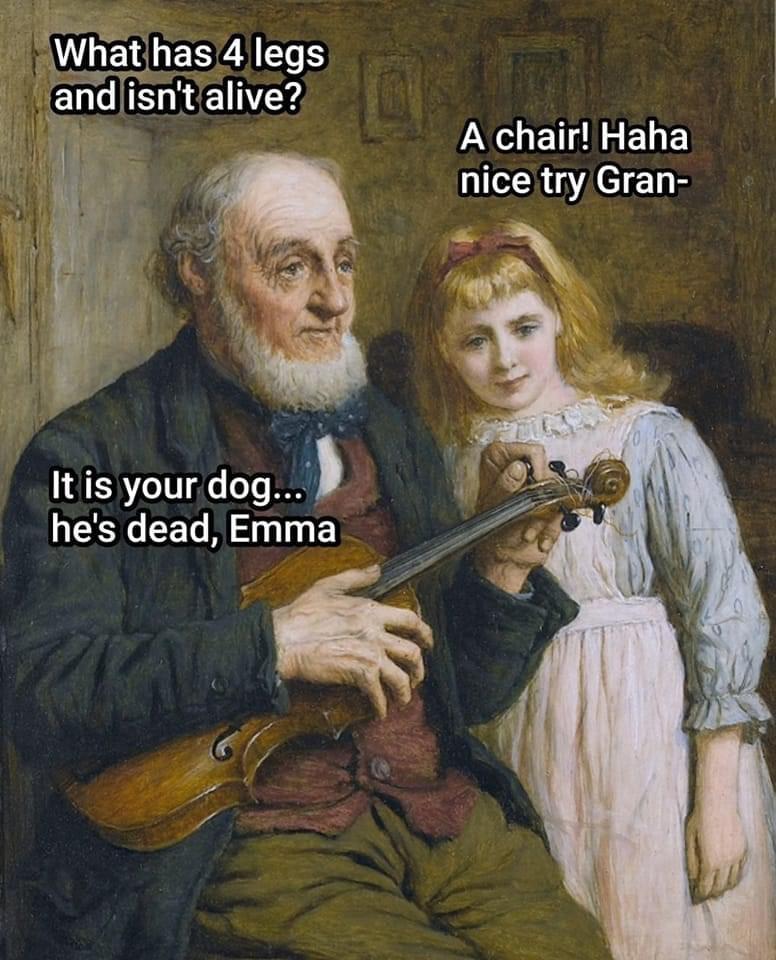 20 Happy Friday Memes To Help You Crawl Your Way To The Weekend Finish Line 17 WHat has four legs