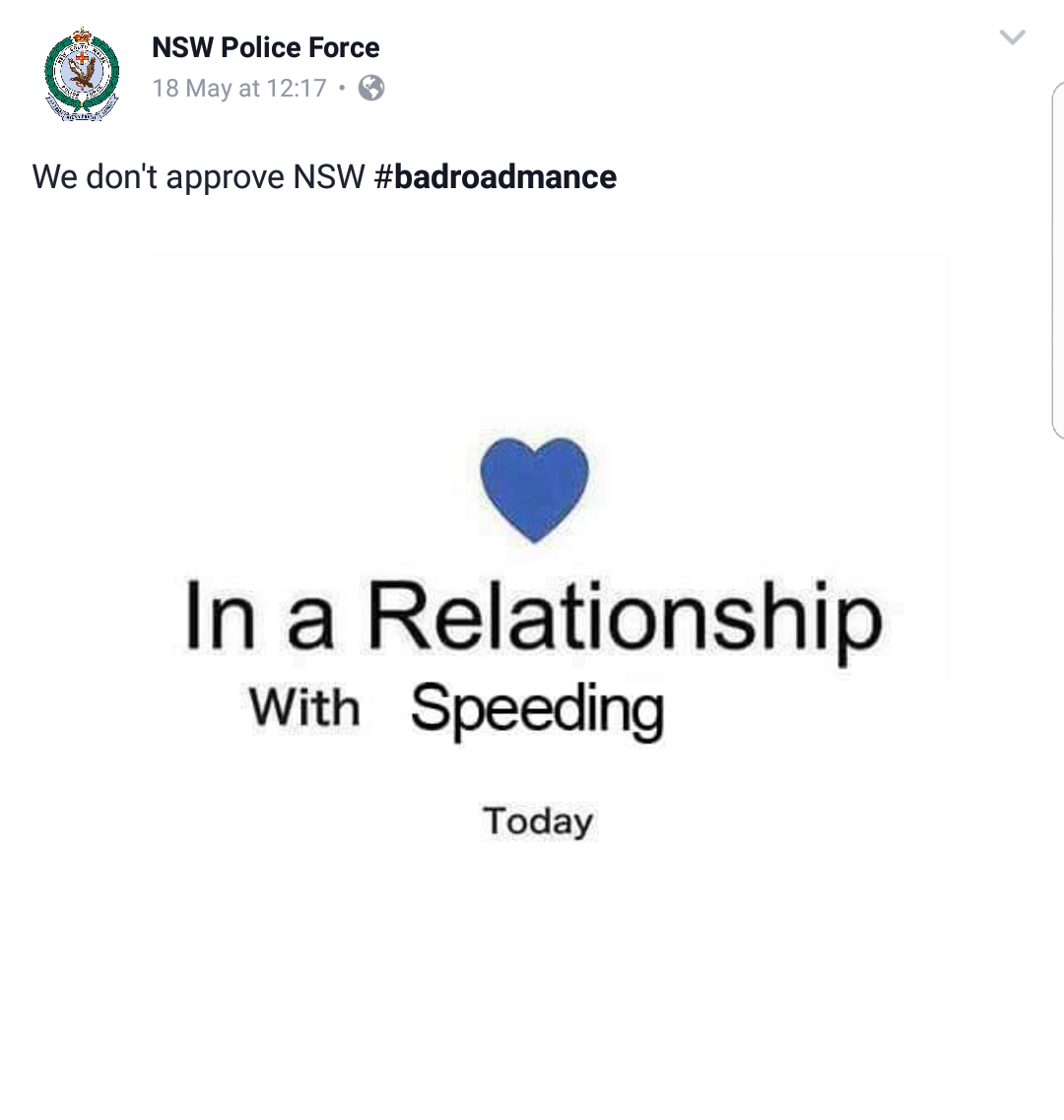 20 Hilarious NSW Police Posts: When Law Enforcement Meets Stand-Up Comedy 18 We dont approve - NSW Police