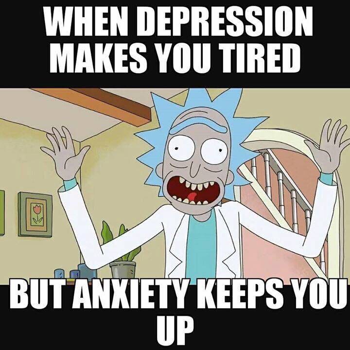 25 Mental Health Memes That Nail The Struggles We All Face 17 When depression makes you tired - Mental Health Memes