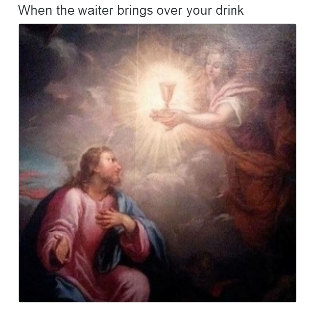 35 Medieval Memes That Will Have You Falling Off Your Horse With Laughter 23 When the waiter bring over your drink - Medieval Memes