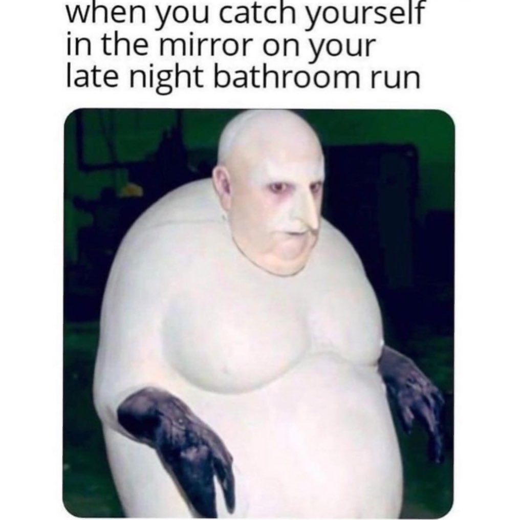 25 Funny Relatable Memes From The Sarcasm Only Instagram Page 16 When you catch your self in the mirror - funny relatable memes