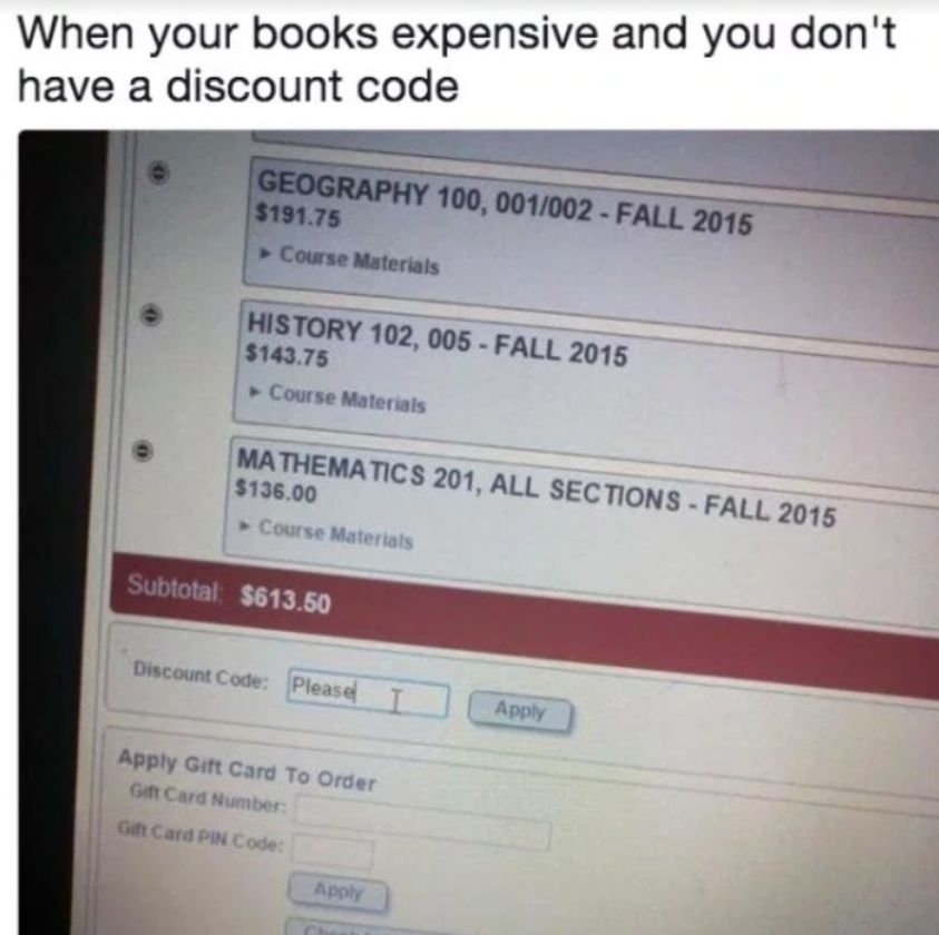 55 Relatable Memes That Perfectly Capture The Coffee-Addicted Student Life 39 When you dont have a discount code