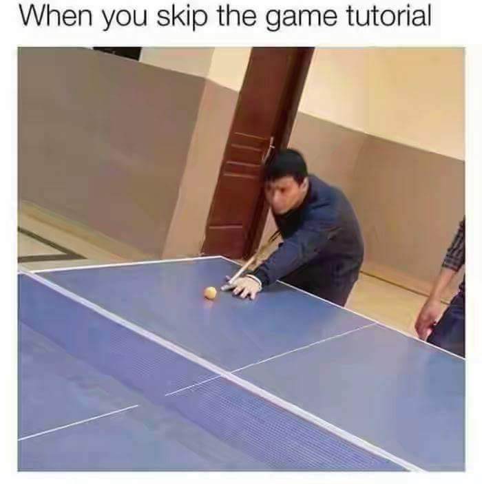 25 Fun Memes Will Make You Laugh So Hard, Your Neighbors Will File a Noise Complaint 14 When you skip the game tutorial - Fun Memes