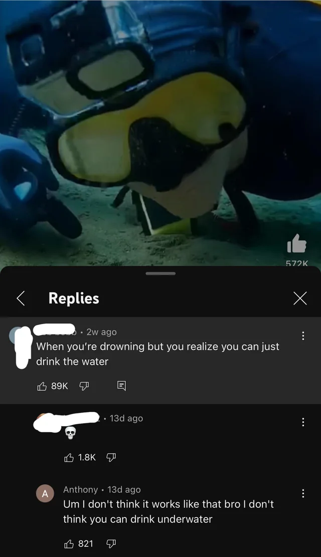 50 People Who Completely Missed The Joke 47 When youre drowning