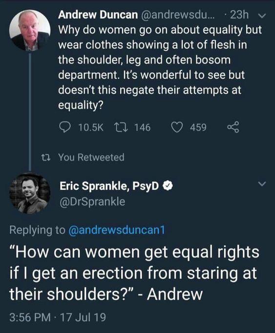 24 Times Sexist Trolls Were Destroyed In Just A Few Words 19 Women go about on equality