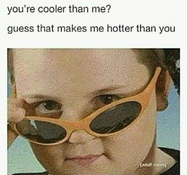 35 Summer Memes That Will Make You Sweat… With Laughter! 30 Youre cooler than me - summer memes
