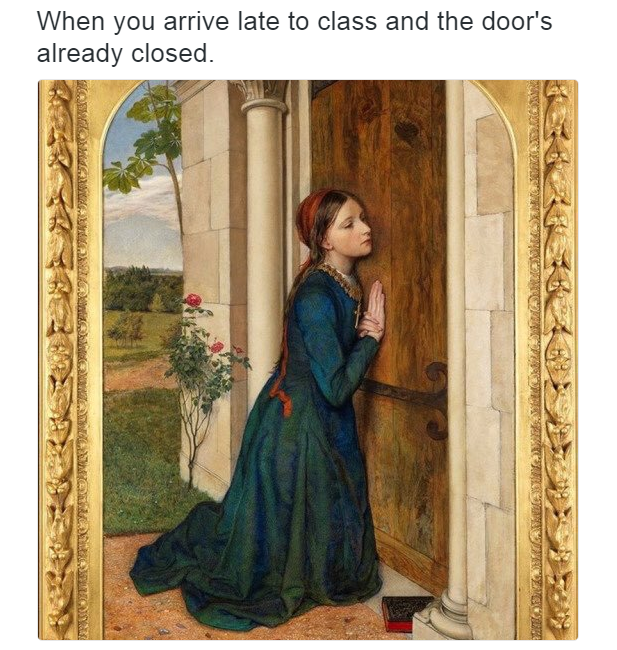35 Medieval Memes That Will Have You Falling Off Your Horse With Laughter 2 arrive late to the class - Medieval Memes