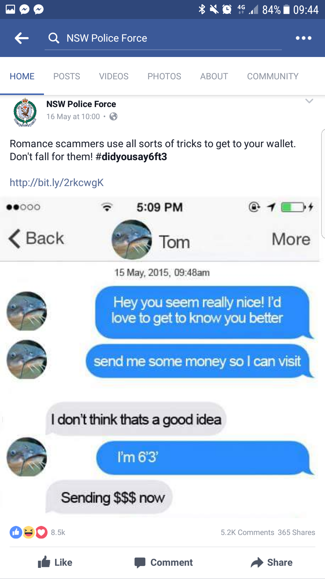 20 Hilarious NSW Police Posts: When Law Enforcement Meets Stand-Up Comedy 14 romance scammers