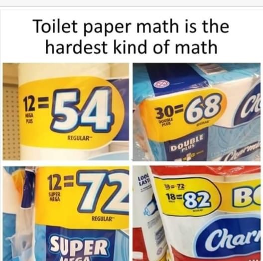 30 Odd Memes That Will Make Your Brain Explode With Laughter 18 toilet paper math'