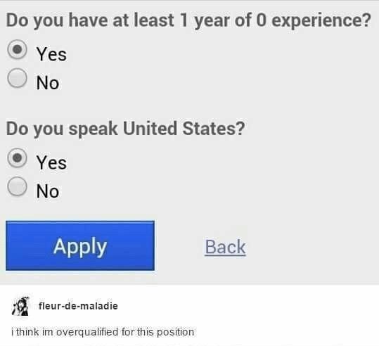 When English Goes Wrong: 25 Hilarious Examples of Bad English Memes 1 1 year of 0 experience - Bad English