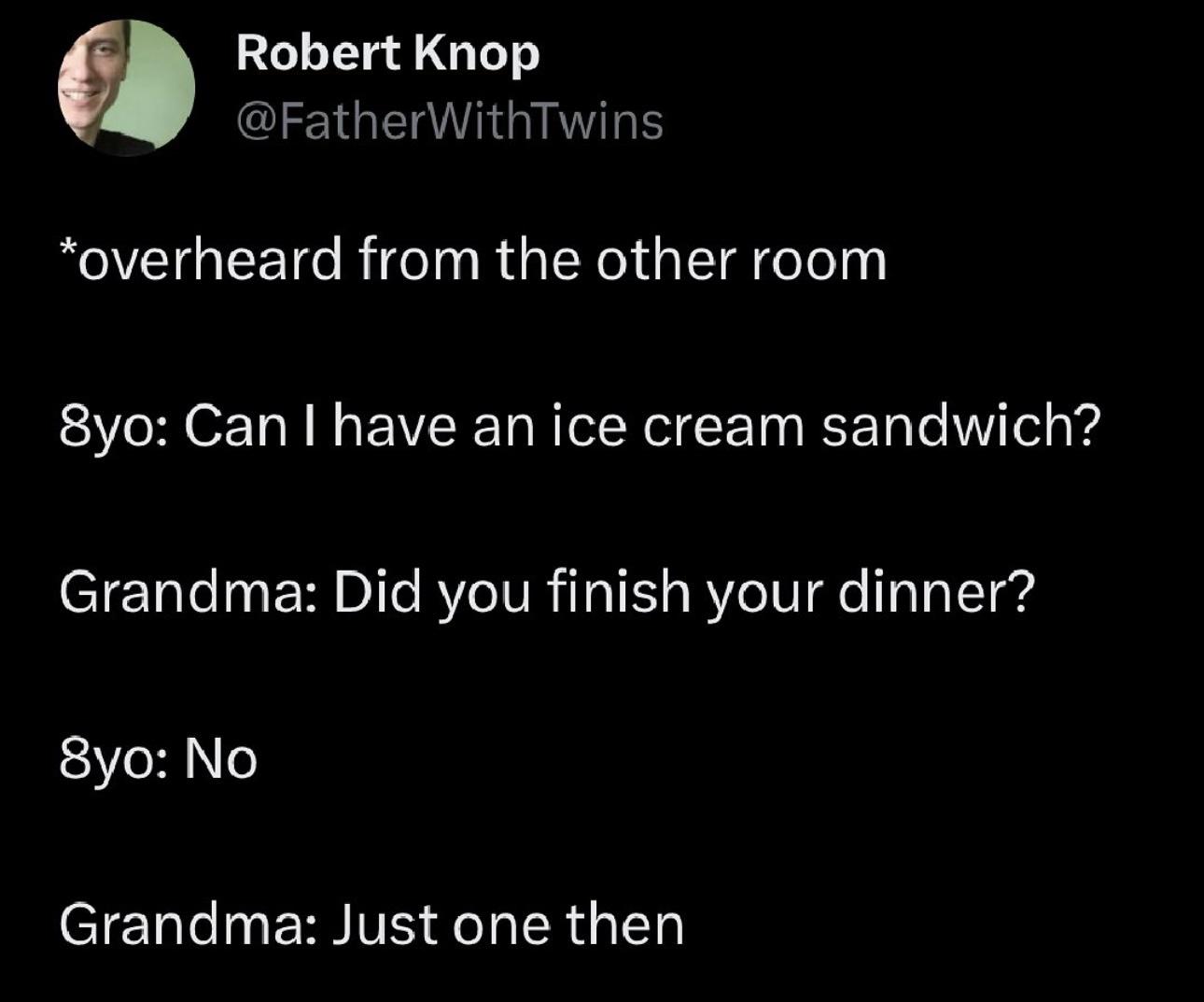 25 Funny Sunday Memes to Make Your Lazy Day Hilarious 3 Can I have ice cream sandwhich - Funny Sunday Memes