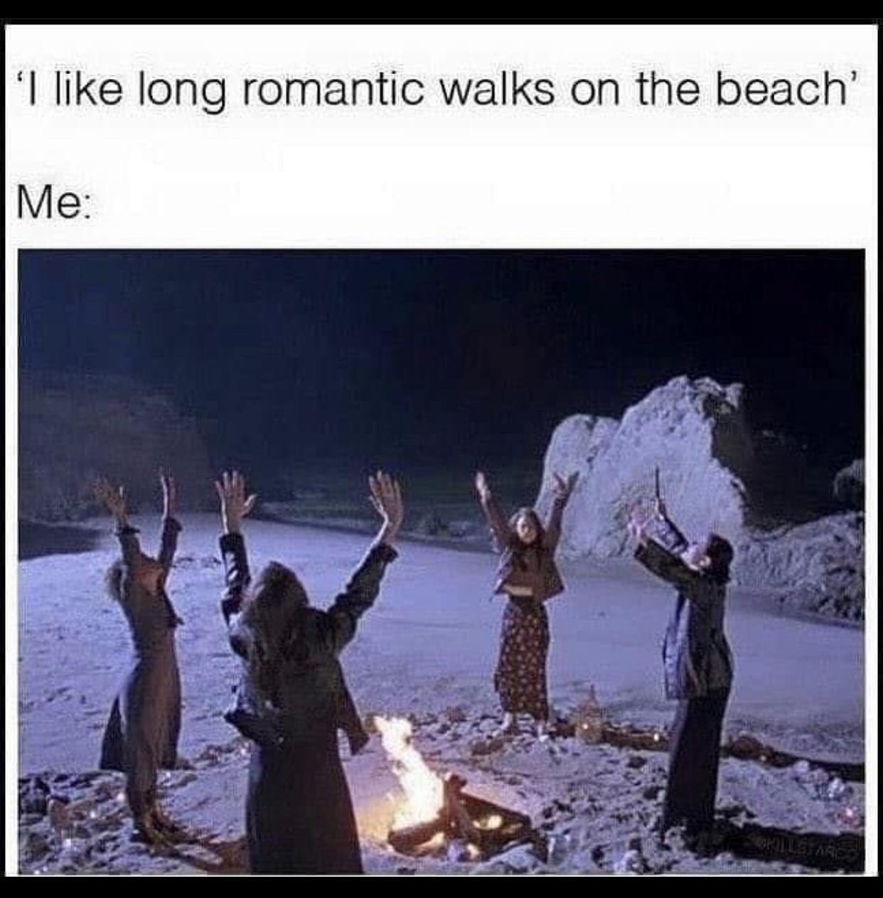 25 Goth Memes That'll Put You Under a Laughter Spell 12 Long romantc walks - Goth Memes