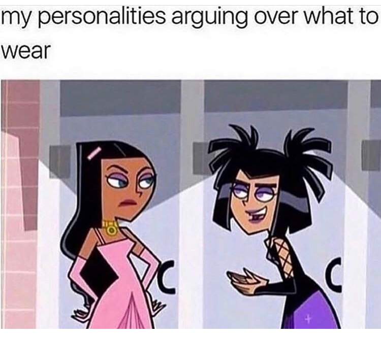 25 Goth Memes That'll Put You Under a Laughter Spell 14 My personalities arguing - Goth Memes