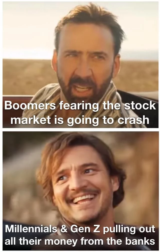20 Funny Gen Z Memes That Speak the Generation's Language 17 Stock market is going to crash - Funny Gen Z Memes
