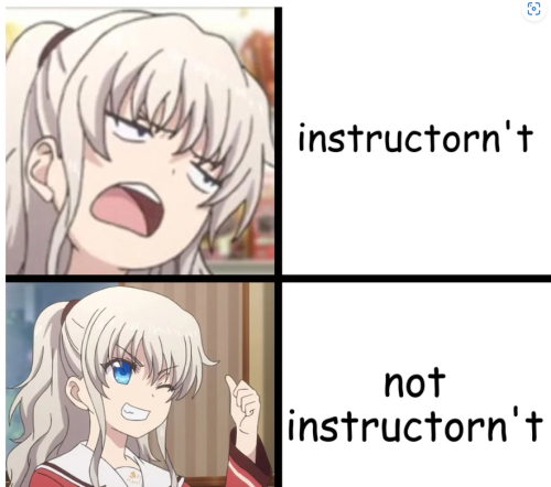 Anime instructorn't Lab Safety Memes