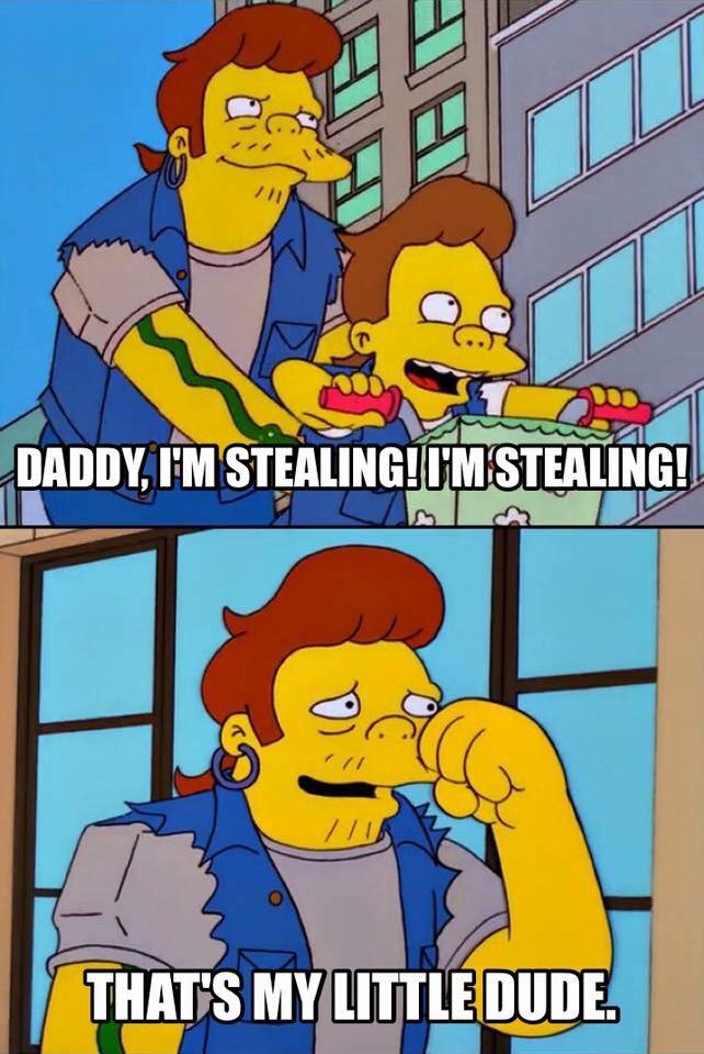 30 Simpsons Jokes to Make Your Inner Bart Giggle 3 Daddy Im stealing - Simpsons Jokes