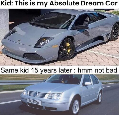 Dream vs Reality - Motor Memes