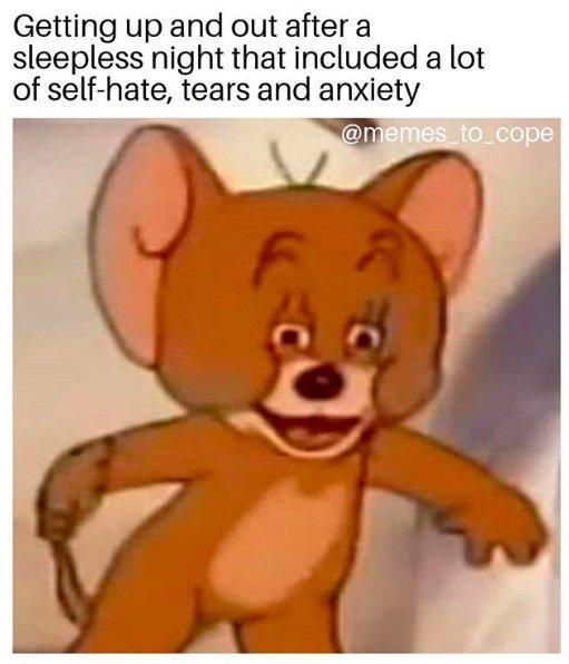 25 Insomnia Memes That Every Insomniac Can Relate To 3 Getting up after a sleepless night - Insomnia Memes