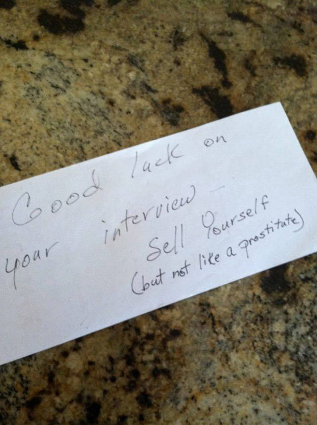 Mom Humor: 20 Times Moms Nailed Comedy & Chaos 2 Good luck on your interview - Mom Humor