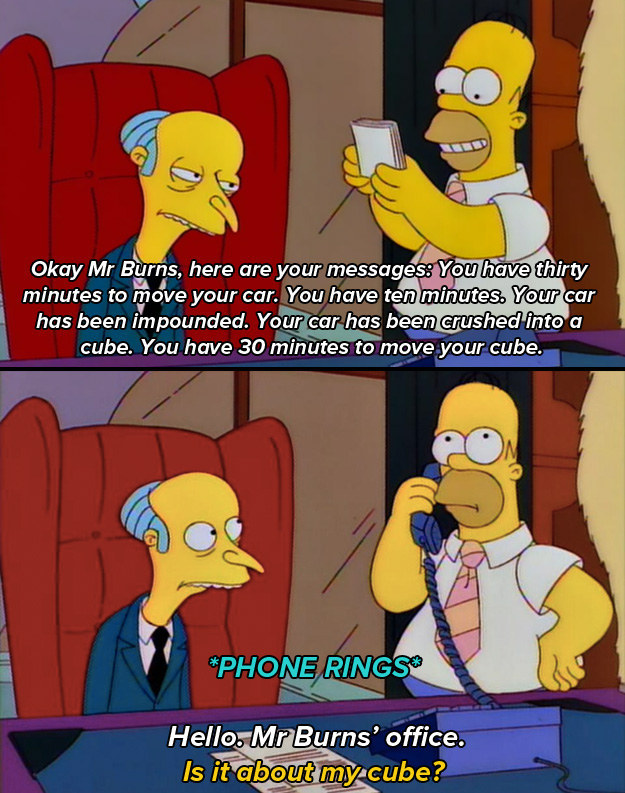 30 Simpsons Jokes to Make Your Inner Bart Giggle 9 Here are yur messages - Simpsons Jokes