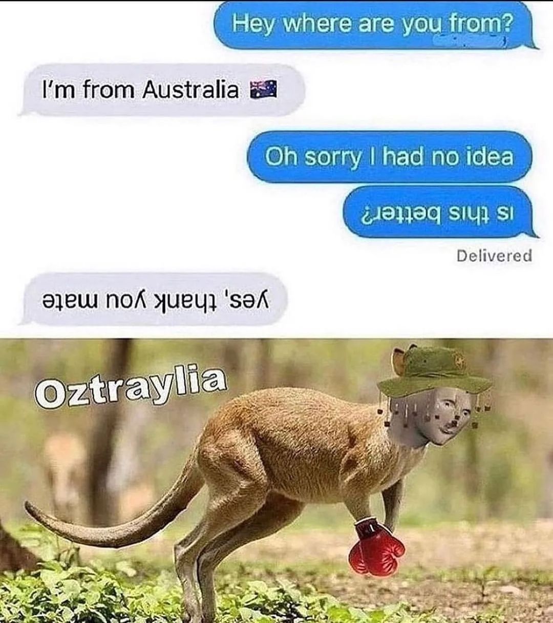 25 Unhinged Memes: The Hilarious Cure Your Funny Bone's Been Begging For! 11 Im from australia - Unhinged Memes