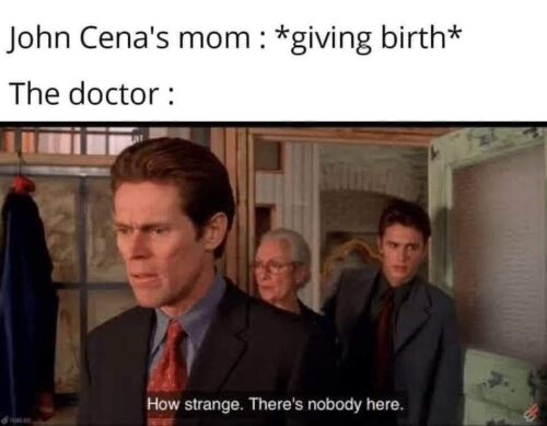 25 Meme Treasures Found in the Unlikeliest of Places 11 John cenas mom - Meme Treasures
