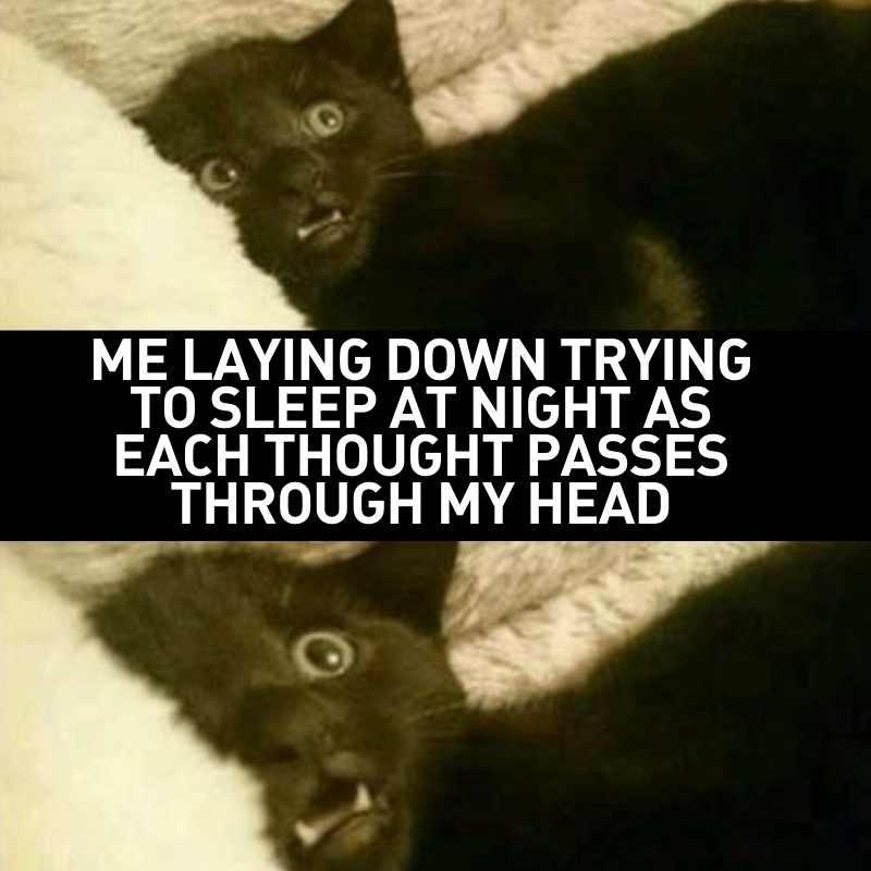 25 Insomnia Memes That Every Insomniac Can Relate To 10 Me trying to sleep at night - Insomnia Memes