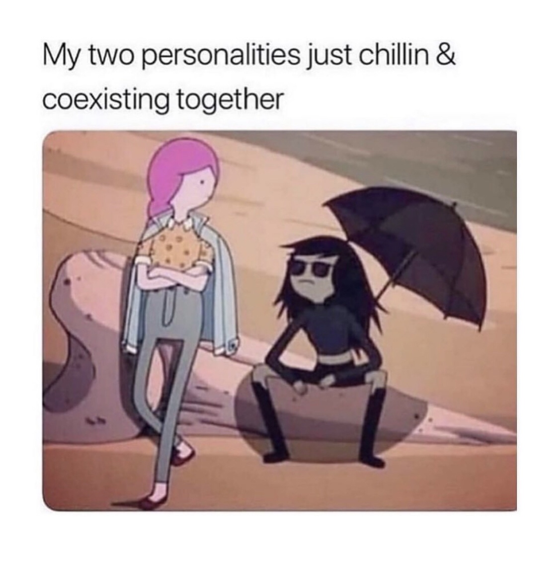 20 Whimsy-Filled Memes That Made My Grandma Ask "What's Wrong with Your Generation?" 11 My two personalities - Whimsy-Filled Memes