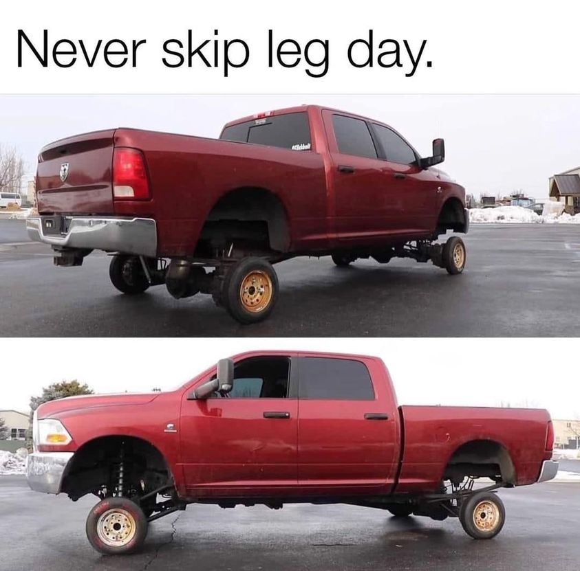 Never Skip Leg Day 1 Never skip leg day meme