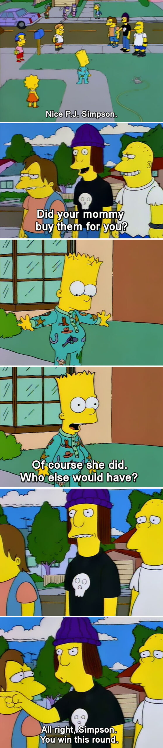 30 Simpsons Jokes to Make Your Inner Bart Giggle 18 Nice PJ - Simpsons Jokes