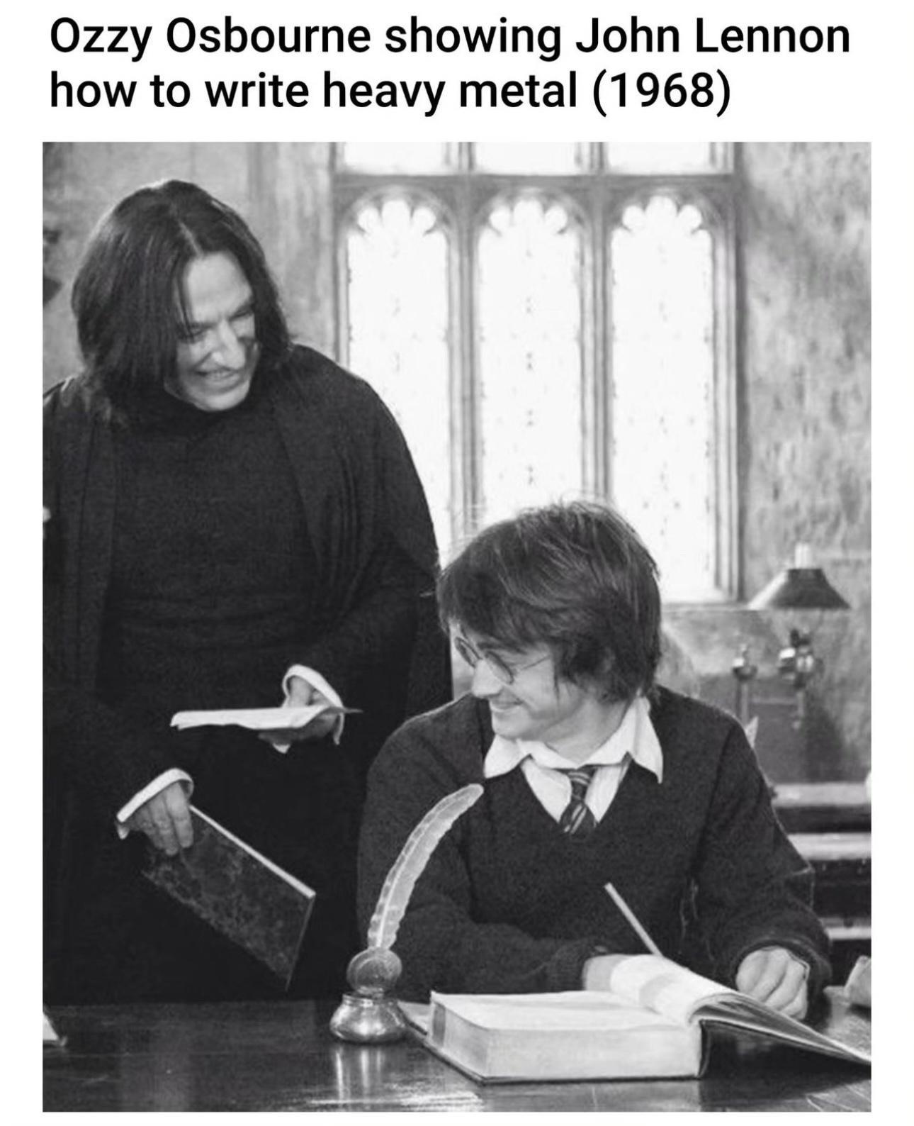 25 Diverse Memes to Brighten Your Midnight Scroll 15 Ozzy osbourne showing john lenon - Diverse Memes