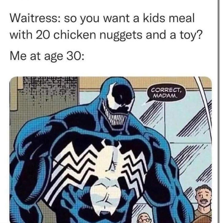 25 Diverse Memes to Brighten Your Midnight Scroll 16 So you want a kids meal - Diverse Memes