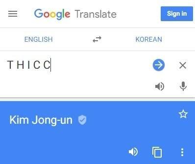 21 Funny Google Translate That Prove Language is Lost in Translation 18 Thicc - Funny Google Translate