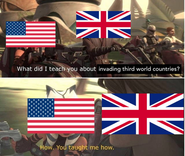 35 History Memes That Transform History into Hilarity 18 What did teach you about invading third world countries - History Memes